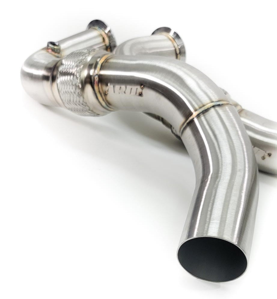 BMW 650i N63 / N63TU 3" Catless Downpipes - ARM Motorsports