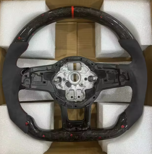 Alcantara Custom Steering Wheel - VW Golf/GTI/R (2013-2019)