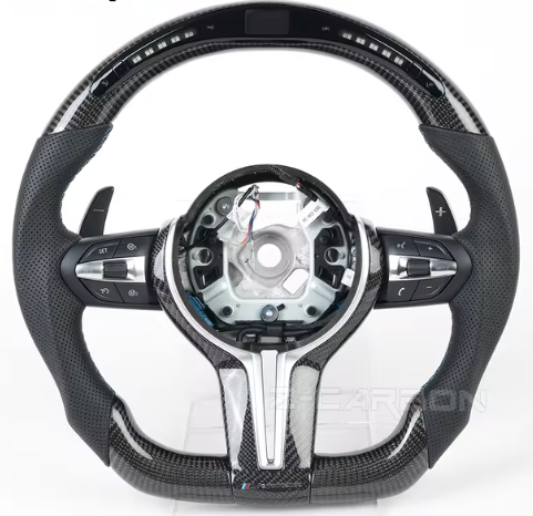 Custom Carbon Fiber LED Sports Steering Wheel for BMW F Series