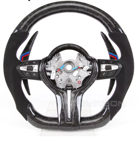 Custom Carbon Fiber LED Sports Steering Wheel for BMW F Series